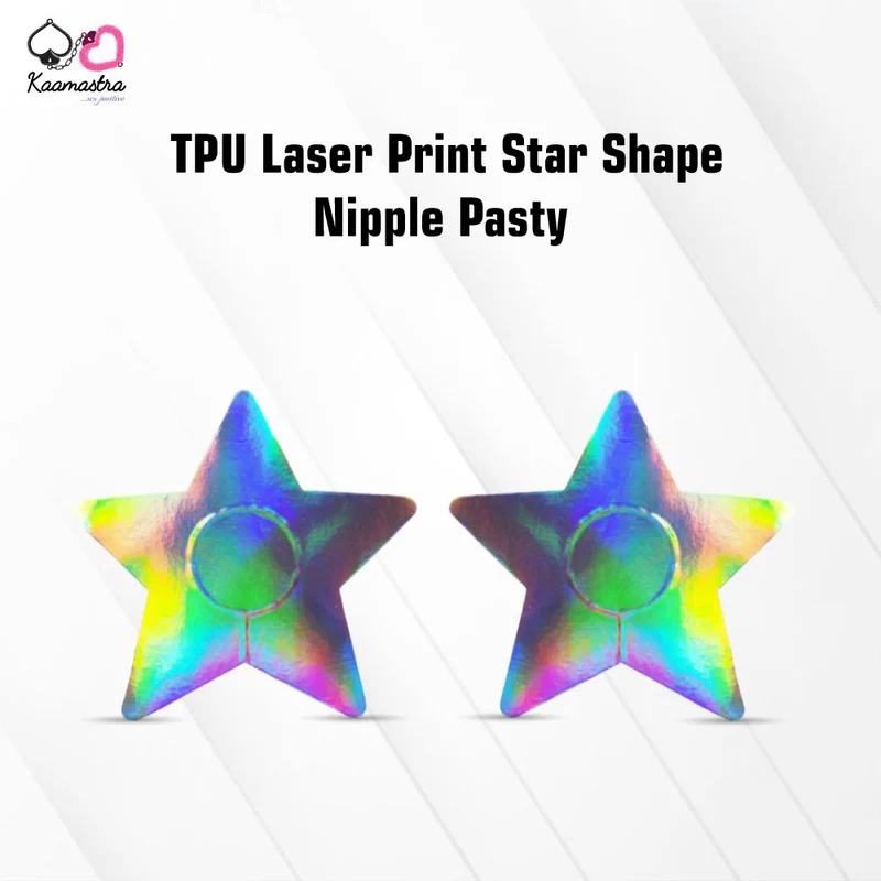 Kaamastra TPU Laser Print Star Shape Nipple Pasty