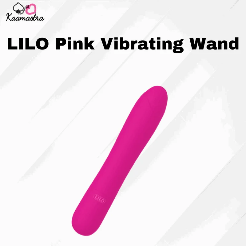 LILO Pink Vibrating Wand on Kaamastra