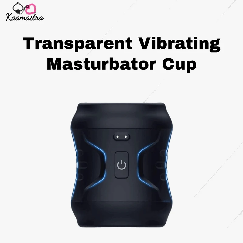 Kaamastra Transparent Vibrating Masturbator Cup