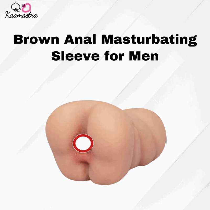 Kaamastra Brown Anal Masturbating Sleeve for Men