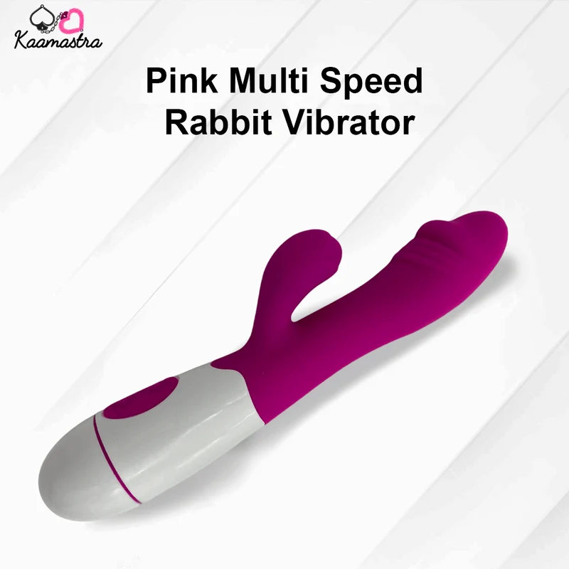 Kaamastra Pink Multi Speed Rabbit Vibrator