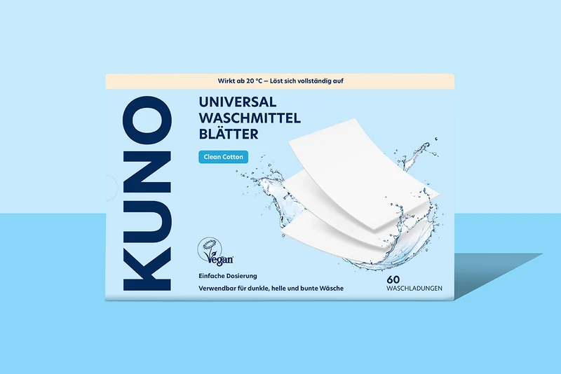 Vollwaschmittel Blätter – Clean Cotton-Duft