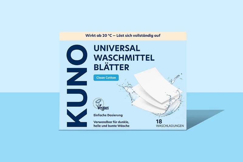 Vollwaschmittel Blätter – Clean Cotton-Duft