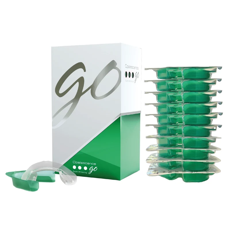 Opalescence Go 6% Mint | Kit 10 Complete Molds + Opalescence Paste
