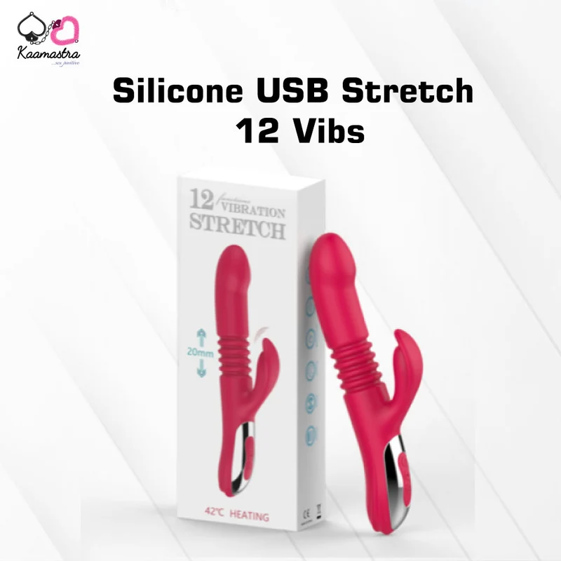 Kaamastra 12 Speed silicone Stretch Vibrating Dildo