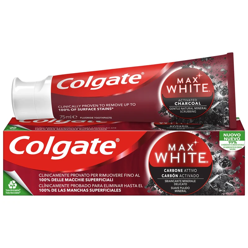 Max White One Activated Charcoal Toothpaste