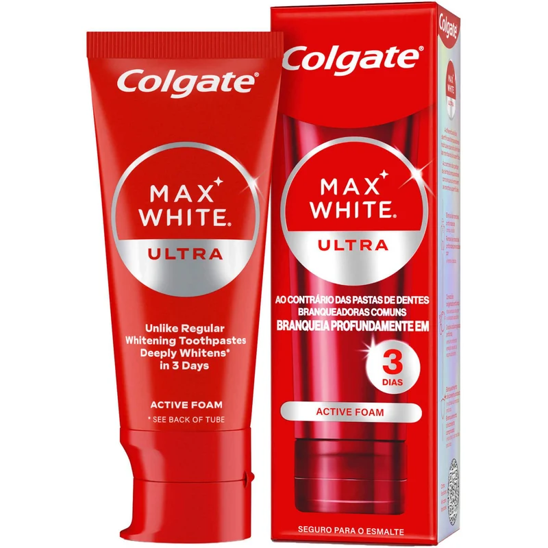 Colgate Max White Ultra Active Foam – Whitening Toothpaste
