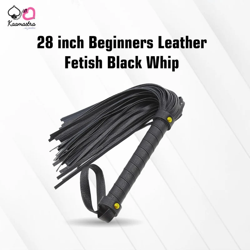 Kaamastra 28 inch/72cm Beginners Leather Fetish Whip