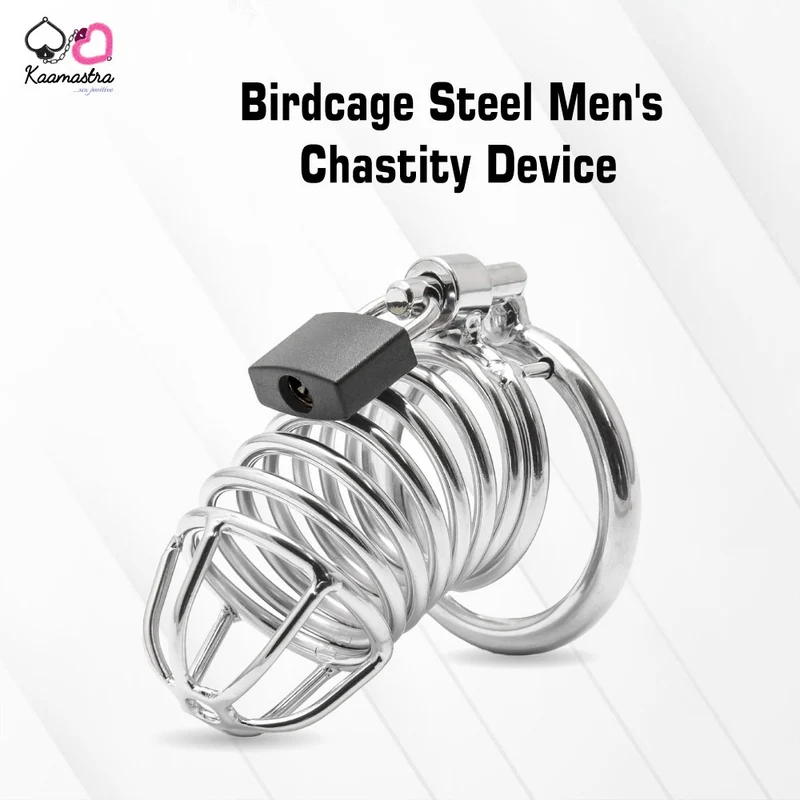 Kaamastra's Birdcage Steel Men's Chastity Device