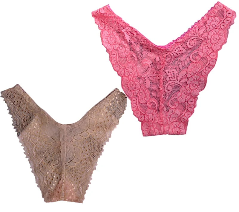 Kaamastra Women's G-String Panties Thongs Underwear (Pack Of 2)