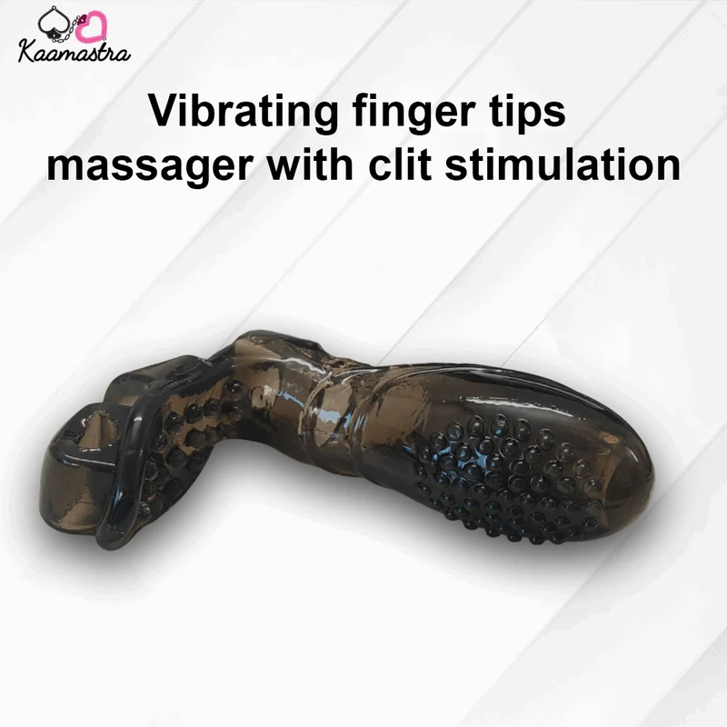 Kaamastra's Vibrating Finger Tips Massager With Clit Stimulation