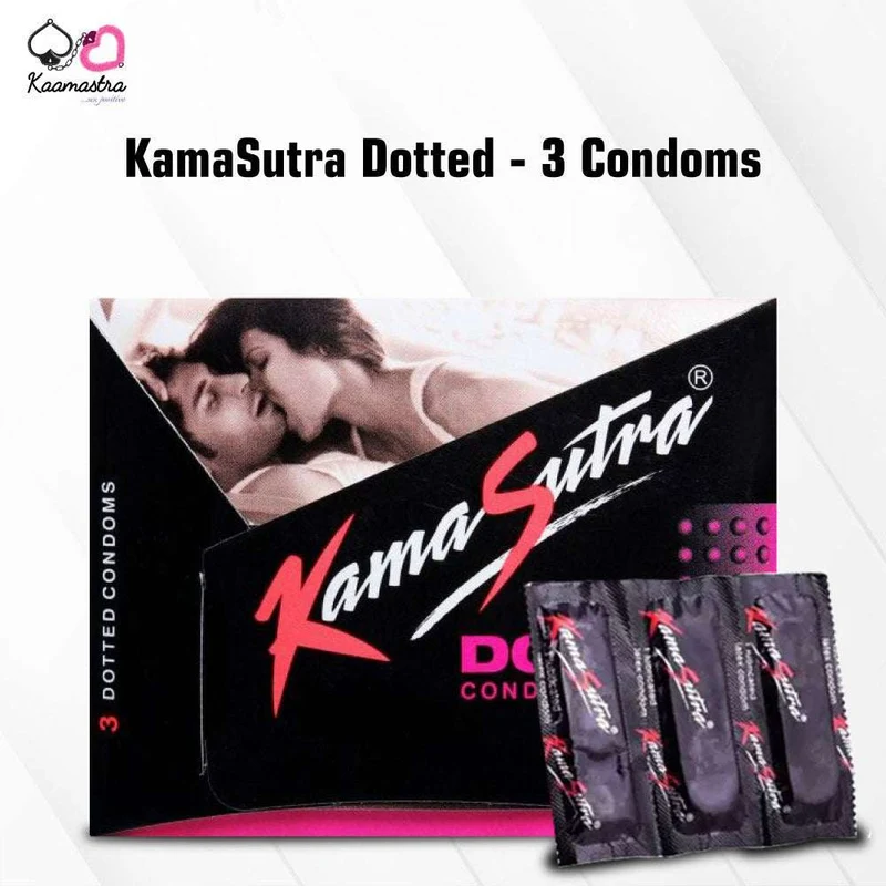 Kamasutra Long Lasting Dotted Condoms- Pack of 3