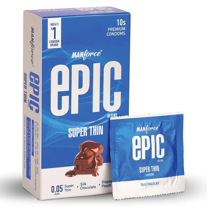 ManForce Epic Desire Chocolate Condom Pack of 10
