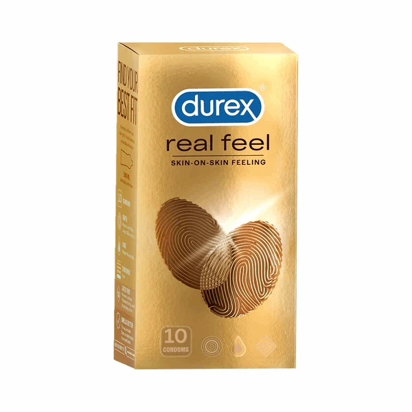 Durex Real Feel Condoms for Men - Pack of 10