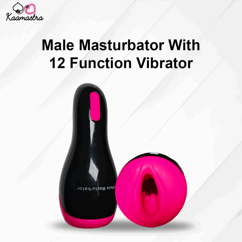 Kaamastra's Male Masturbator With 12 Functions Vibrator