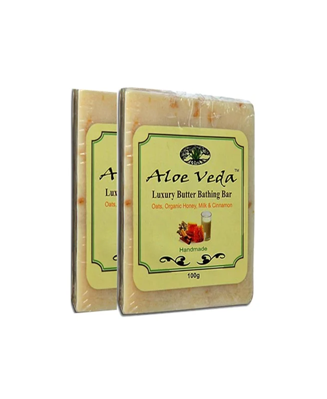 The Oats & Honey and Cinnamon & Coconut Soap Combo 200gms