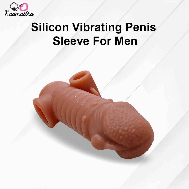 Kaamastra's Silicon Vibrating Penis Sleeve For Men