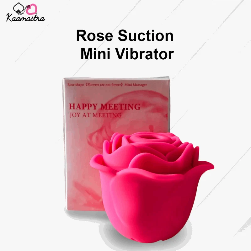 Kaamastra's Rose Suction Mini Vibrator