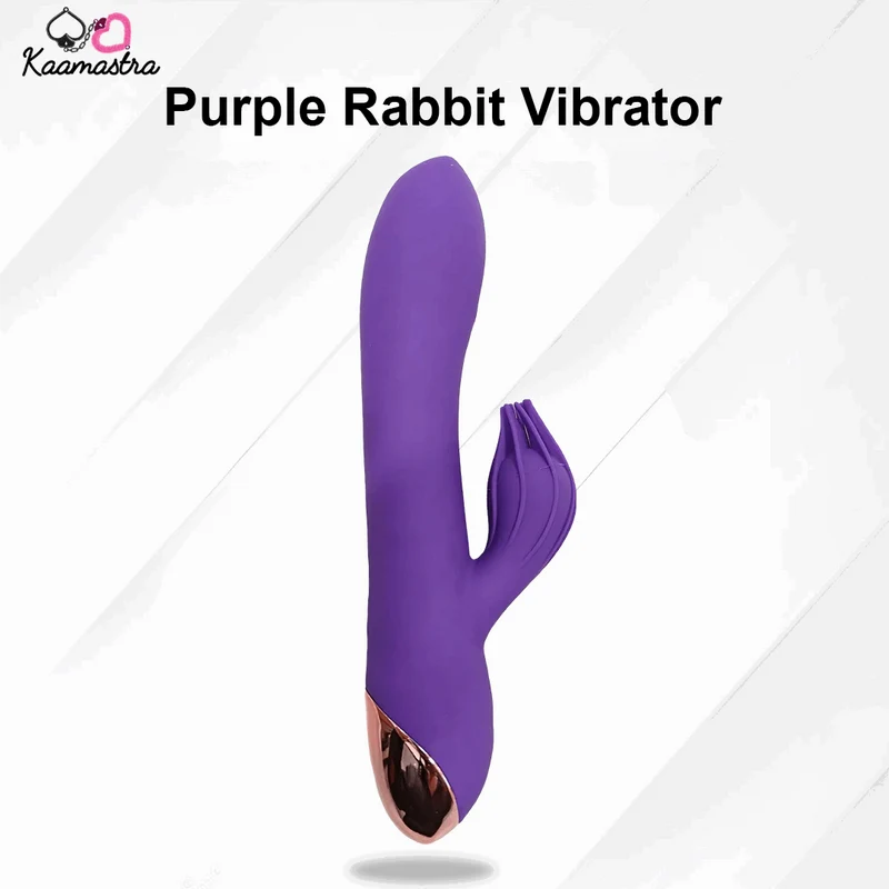 Kaamastra 2-in-1 purple rabbit vibrator