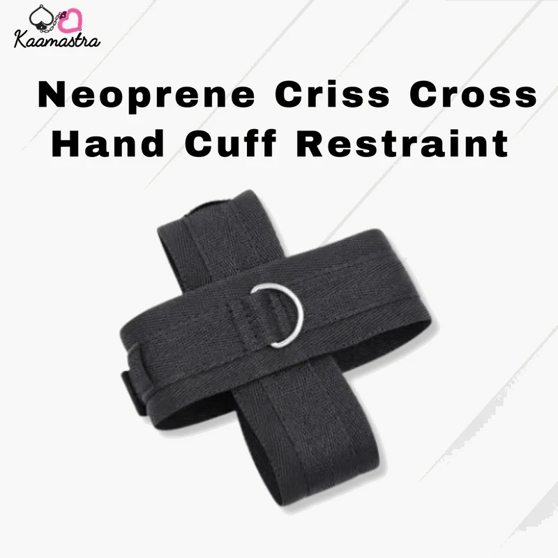Kaamastra Neoprene Criss Cross Hand Cuff Restraint