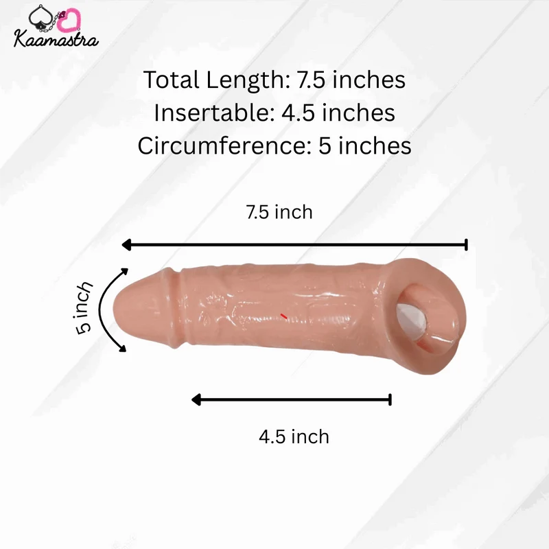 Kaamastra Jumbo Extender Penis Sleeve Silicone