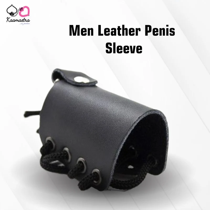 Kaamastra's Leather Penis Sleeve For Men