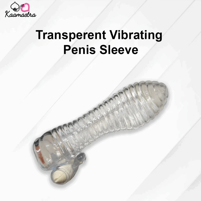 Kaamastra's Transperent Vibrating Penis Sleeve