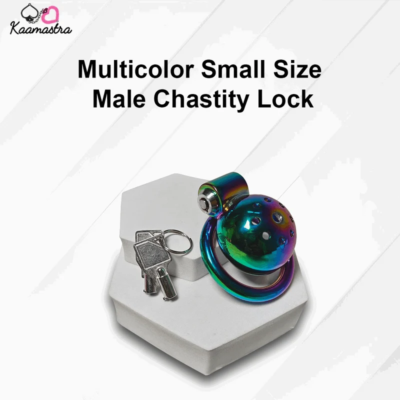 Kaamastra's Multicolor Small Size Male Chastity Lock