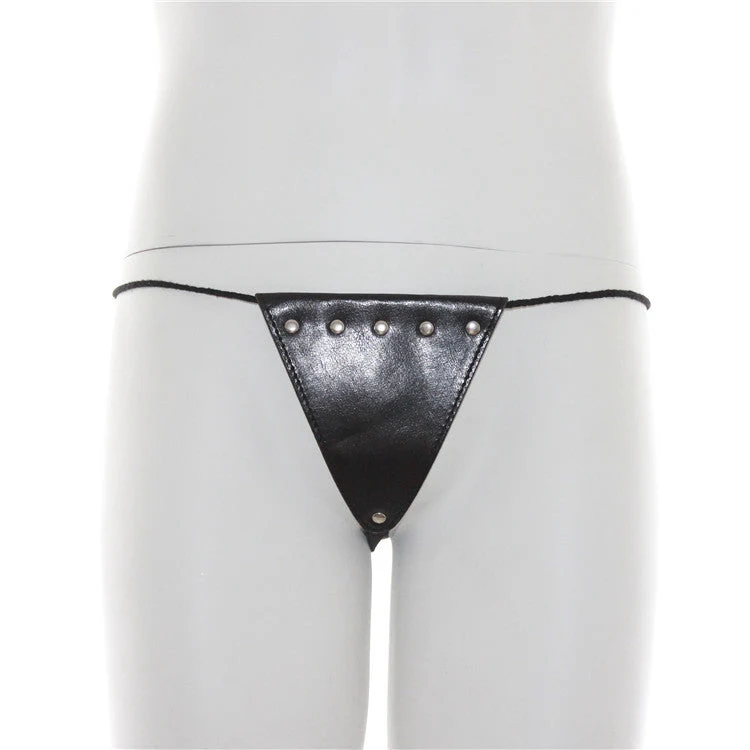 Kaamastra Leather Studded Thong