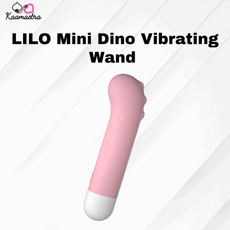 LILO Mini Dino Vibrating Wand on Kaamastra