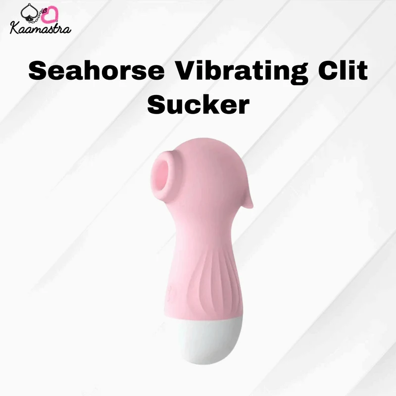 Kaamastra Sea Horse Vibrating Clit Sucker - Pink