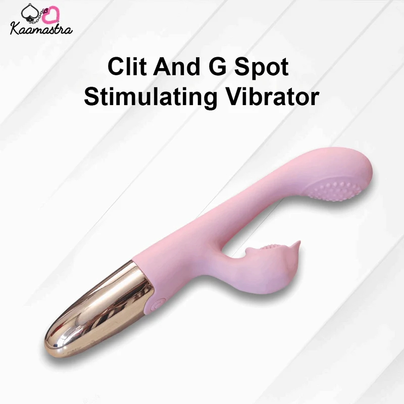 Clit stimulating Vibrator with 10 Speed modes at Kaamastra