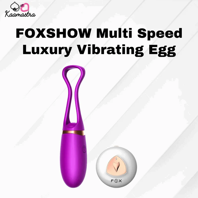 FOXSHOW Multi Speed Luxury Vibrating Egg on Kaamastra
