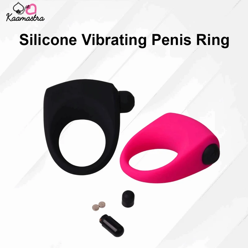 Kaamastra Silicone Vibrating Penis Ring