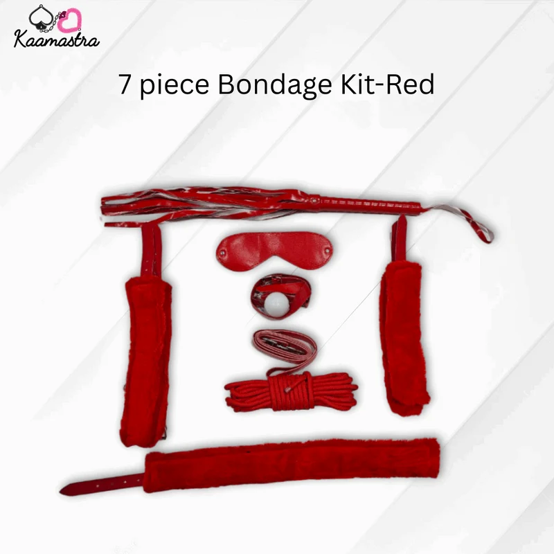 Kaamastra 7 piece Bondage Kit-Multicolor