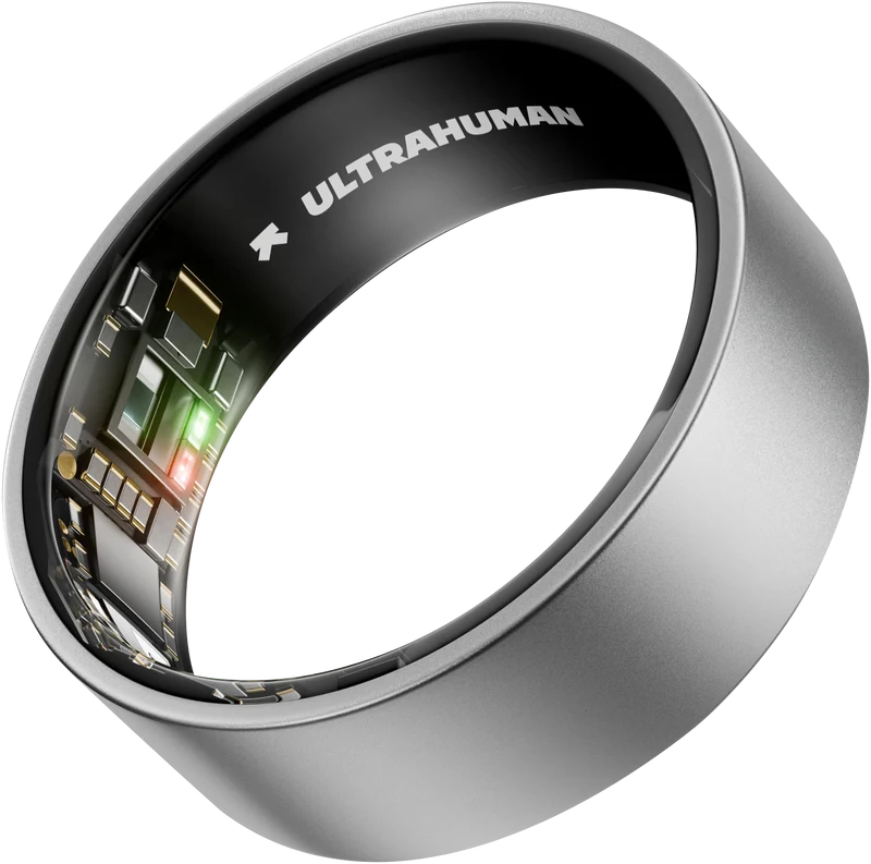 Ultrahuman Ring Air Size 11 Raw Titanium